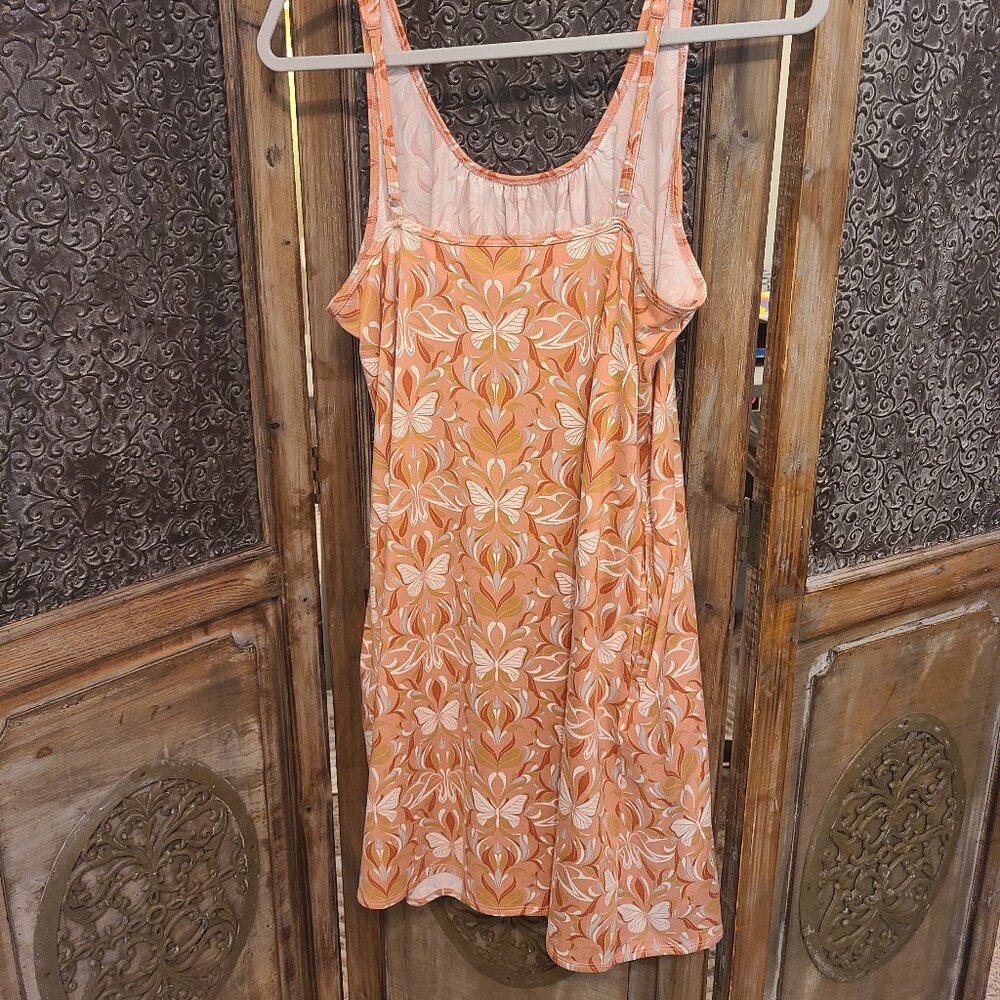 Sleeveless Butterfly Print Dress – Unbranded – Size Large - Picture 3 of 3